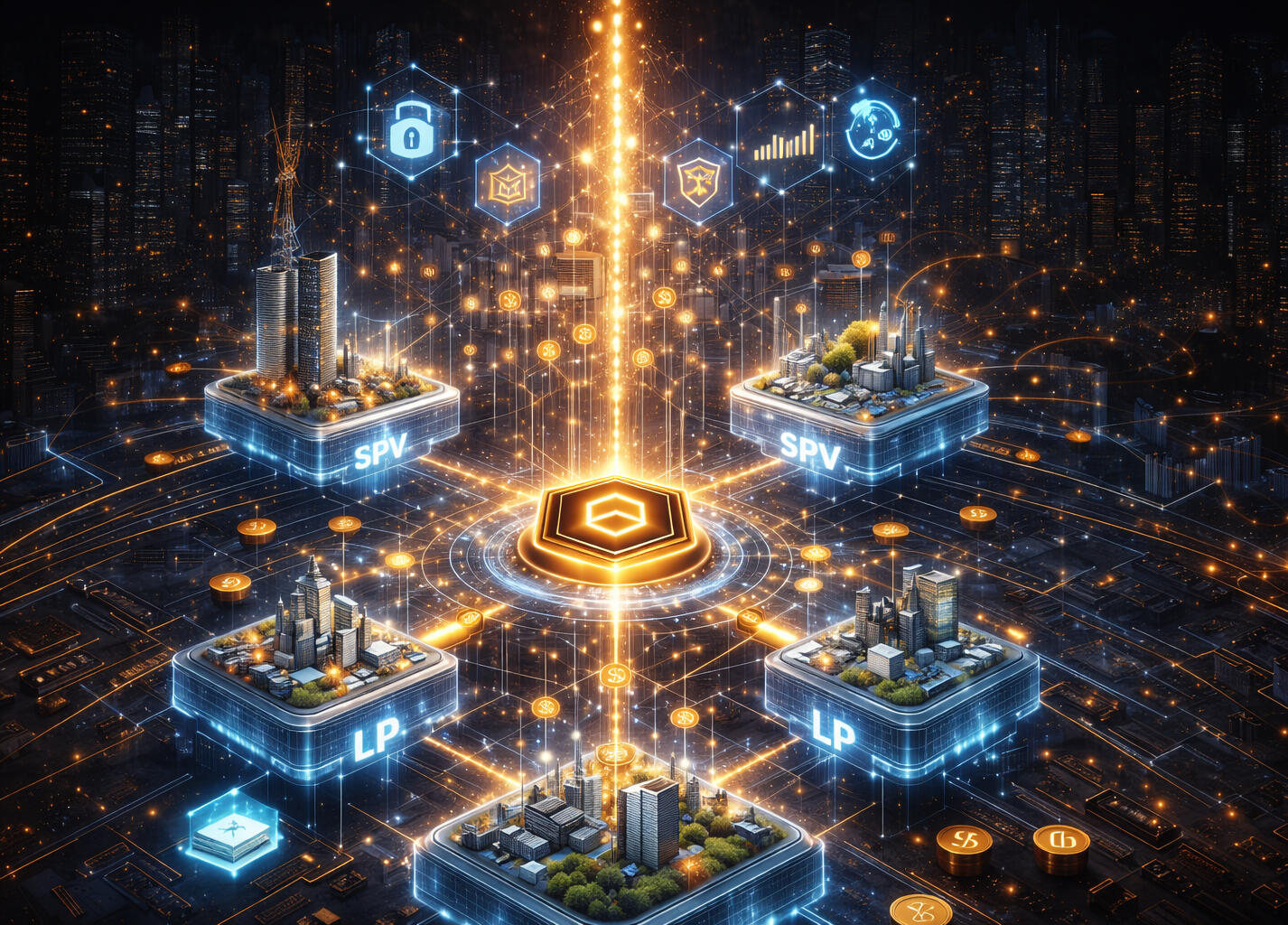 Infraestructura y Asociaciones Público-Privadas (PPP) Proyecto de infraestructura pública-privada (PPP) estructurado mediante Series LP y SPVs especializados, integrando tokenización de activos reales para financiamiento institucional y acceso global a liquidez estratégica.