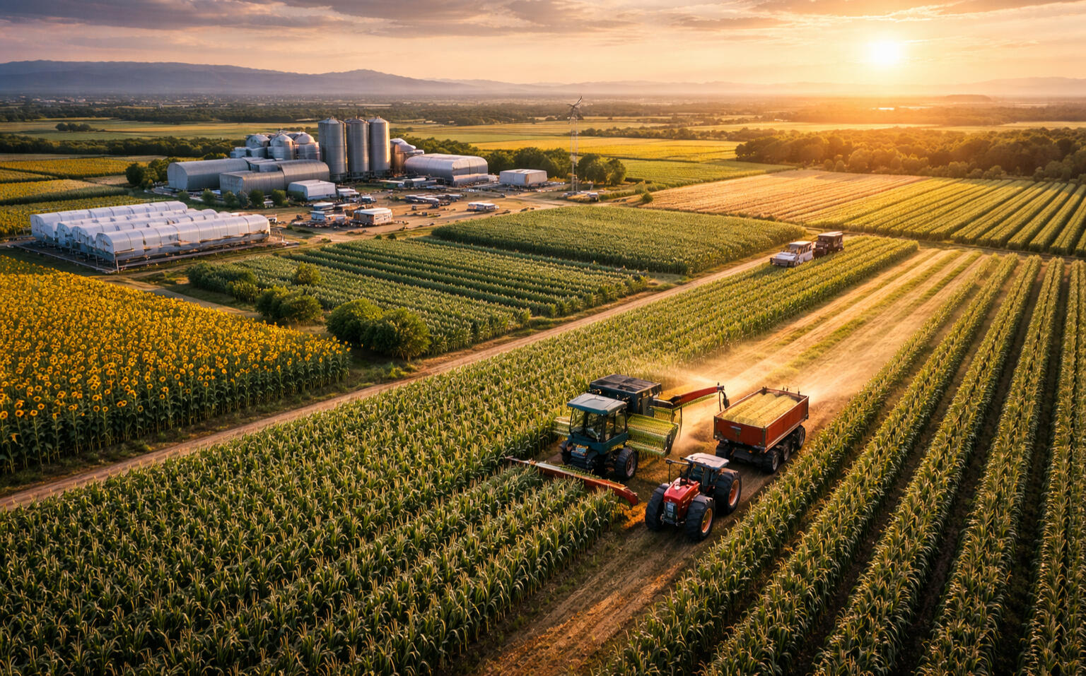 Agroindustria y Recursos Naturales Agroindustria de exportación representando estructuración de capital y tokenización de activos agrícolas para acceso a liquidez y coinversión internacional.